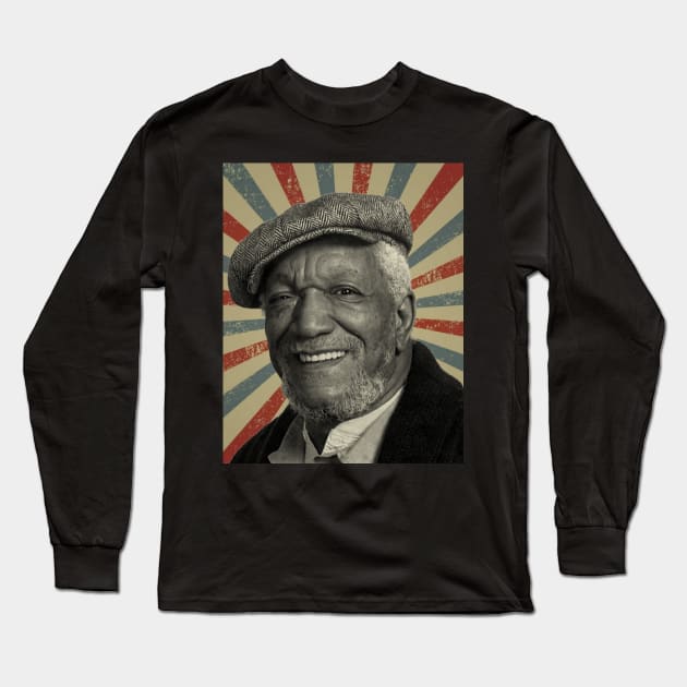 Redd Foxx Long Sleeve T-Shirt by LivingCapital 